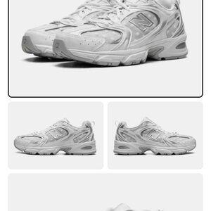 New Balance Mesh White Poka Dots Sneakers